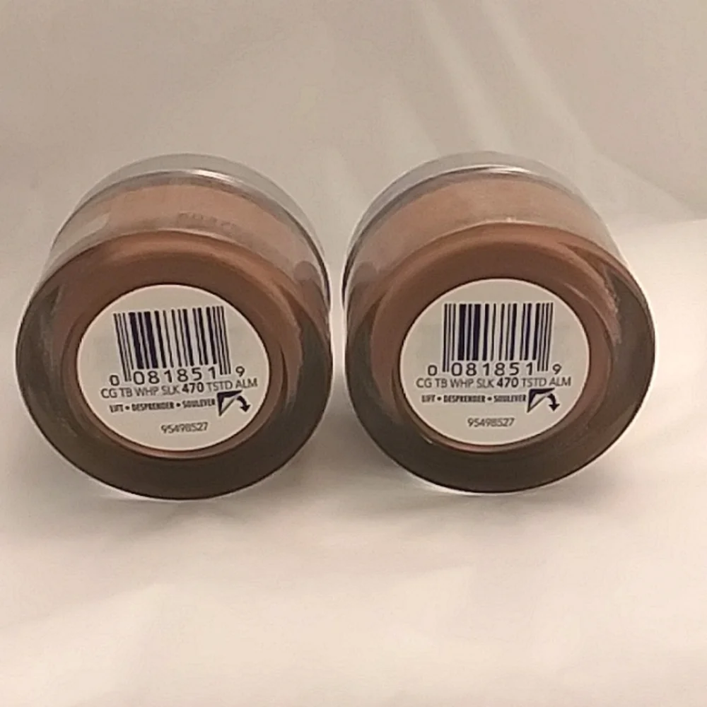 (2) Covergirl Tru Blend Whipped Foundation 470 Toasted Almond